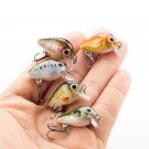 Fishing Lure Crankbait 5pcs 1.8g Kit Minnow Floating Jerk Bait With Tackle Box