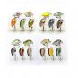 Fishing Lure Crankbait 5pcs 1.8g Kit Minnow Floating Jerk Bait With Tackle Box