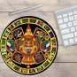 Mouse Pad PC Round Gaming Mandala Art Vintage Non Slip Rubber Mat Retro Style