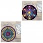 Mouse Pad PC Round Gaming Mandala Art Vintage Non Slip Rubber Mat Retro Style
