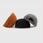 Men Baseball Cap Brimless Hemp Leaf Rolled Cuff Bucket Skullcap Sailor Hat Bob