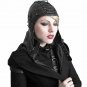 Women Mask Hat Steampunk Cap Vintage Leather Goggles Carnival Theater Costume