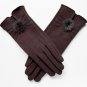 Women Gloves Mittens Winter Warm Fashion Ladies Wool Soft Mink Ball Thermal