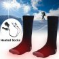 Sport Socks Women Men Electric Heated Winter Rechargeable Battery Skiing Cycling