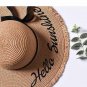 Sun Hats For Women Large Brim Straw Hat Outdoor Panama Beach Summer Caps Sport