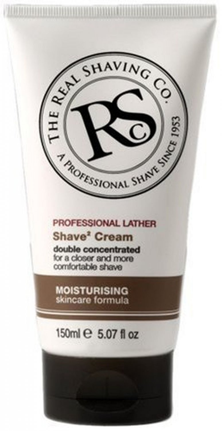 The Real Shaving Co. Shave² Cream, 150 ml / 5.07 fl oz, Double