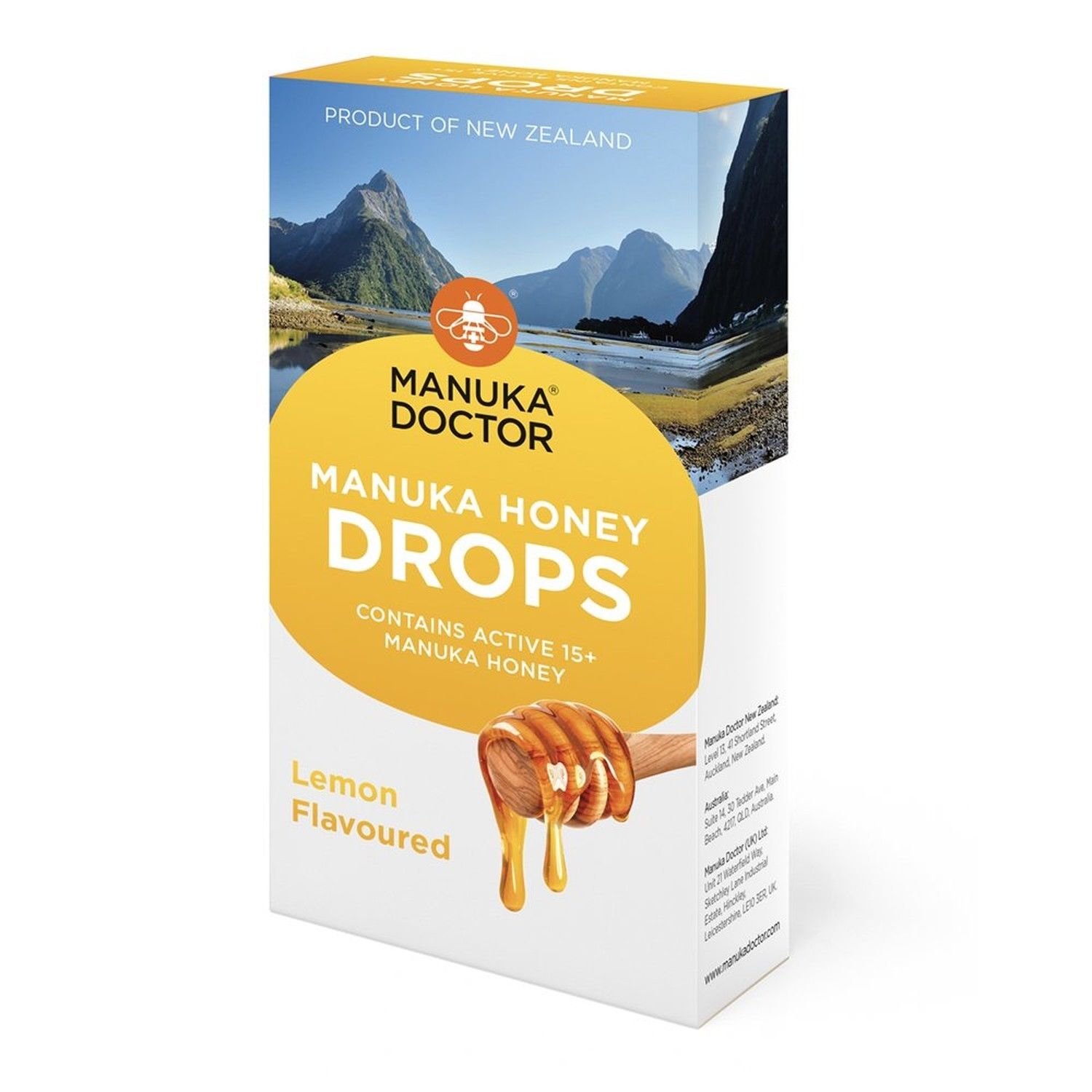 Manuka Doctor Manuka Honey Drops Lemon Flavoured