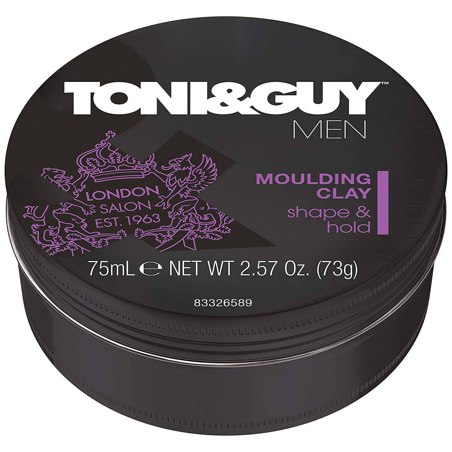 Toni&Guy Men Moulding Clay, 75ml - Toni & Guy Hair Care Styling Product 2.57 oz