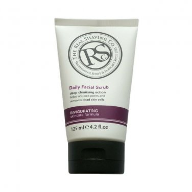 The Real Shaving Company Daily Facial Scrub, Invigorating Skincare Formula 125ml (4.2 fl oz)