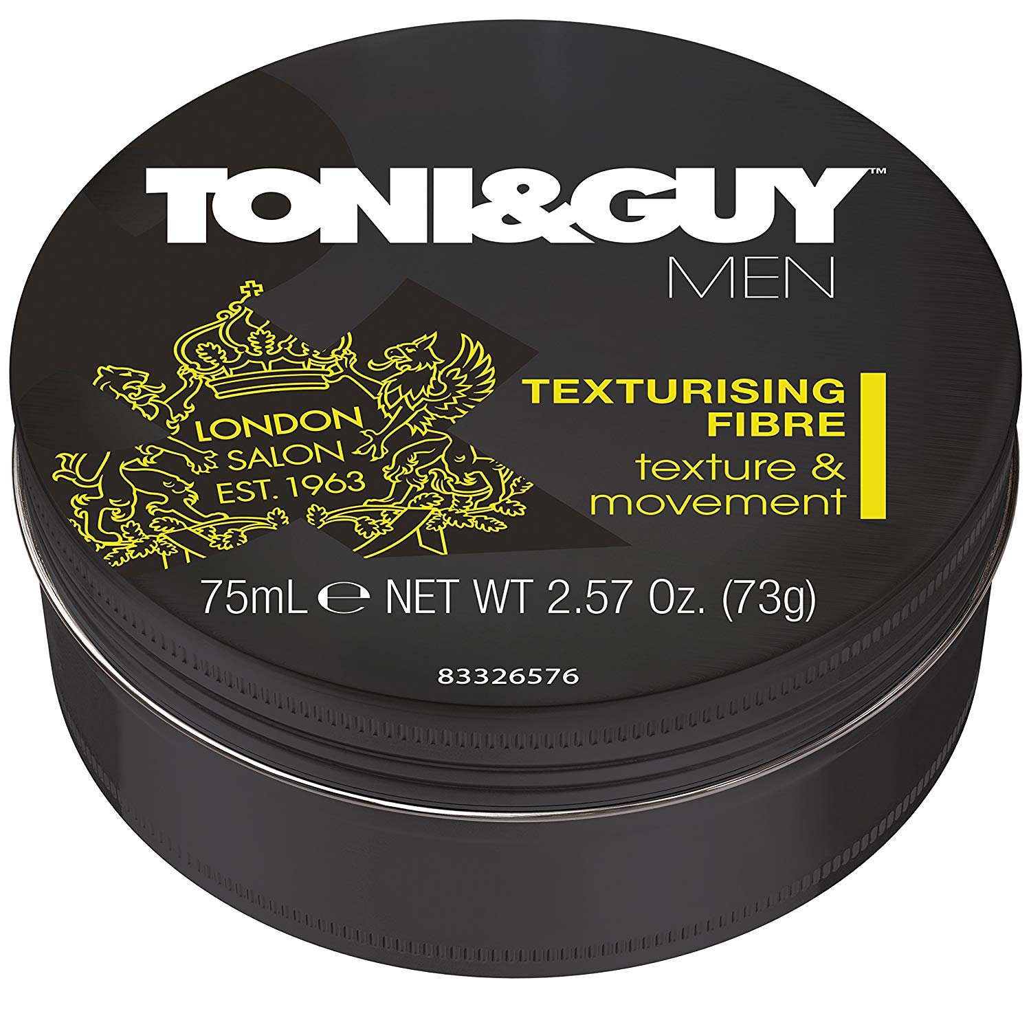 Toni&Guy Men Texturizing Fibre, 75ml (Toni & Guy Men's Texturising Styling Fiber) 2.57 oz