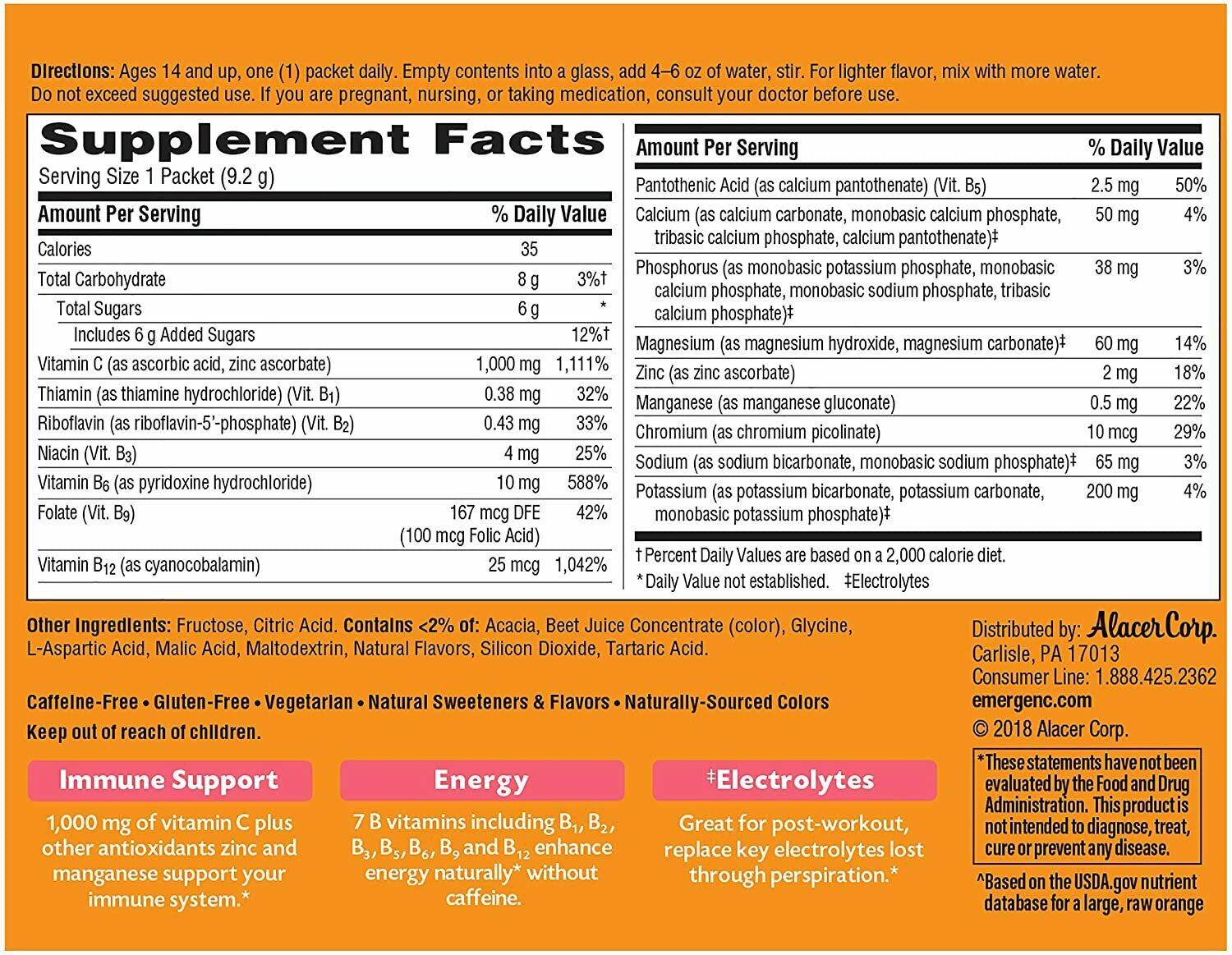 Drinking Emergen C Everyday