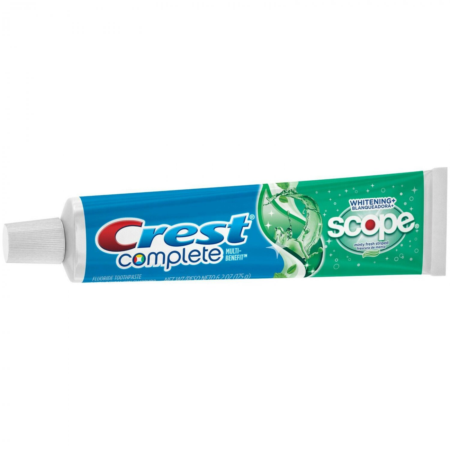 Crest Complete Multi-benefit Whitening + Scope Minty Fresh Flavor 