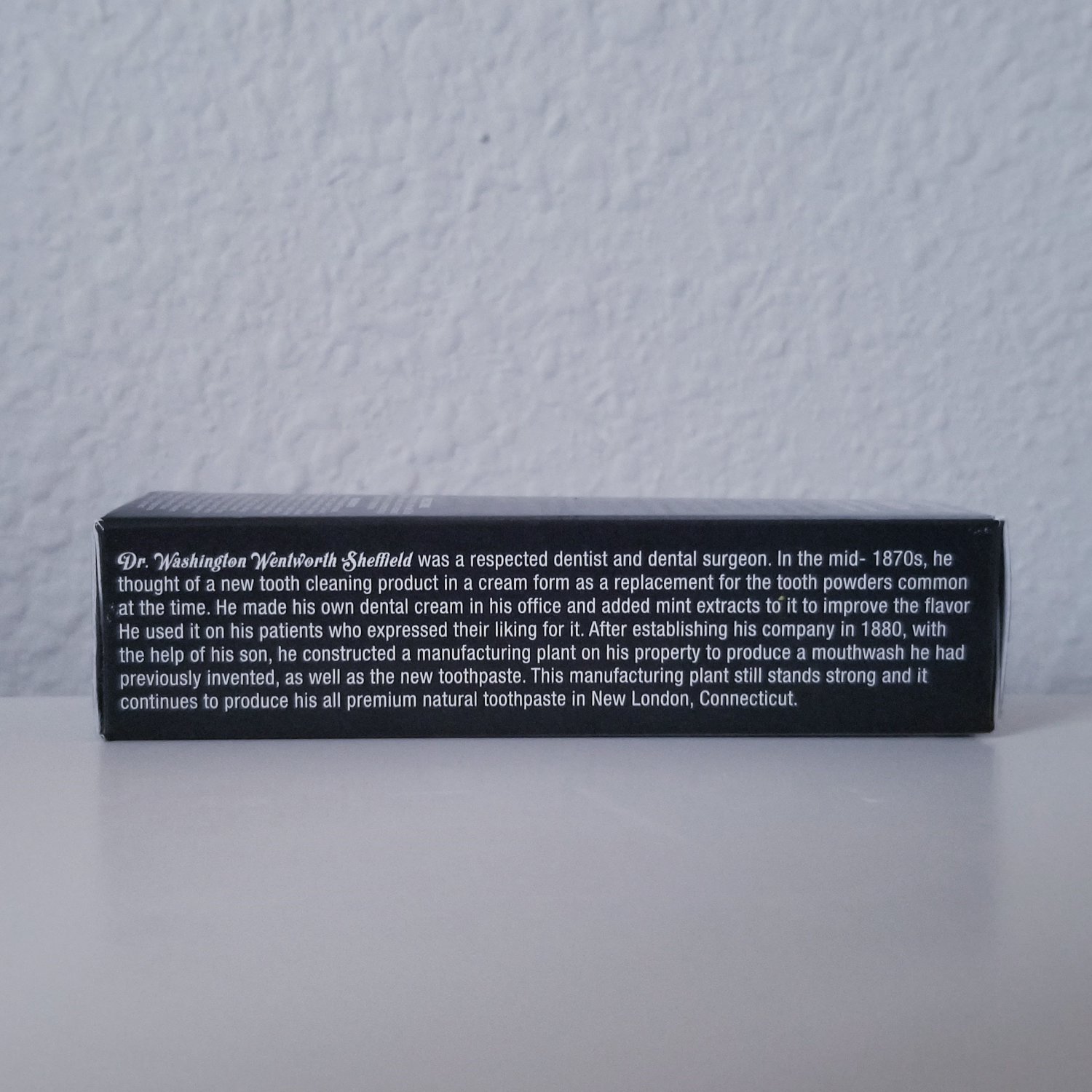 Dr. Sheffield's Activated Charcoal Toothpaste 0.85 oz Certified Natural