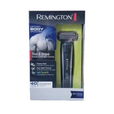 Remington BHT300 Series Wet/Dry Body Groomer WETTech - In-Shower Body Shaver, 120V