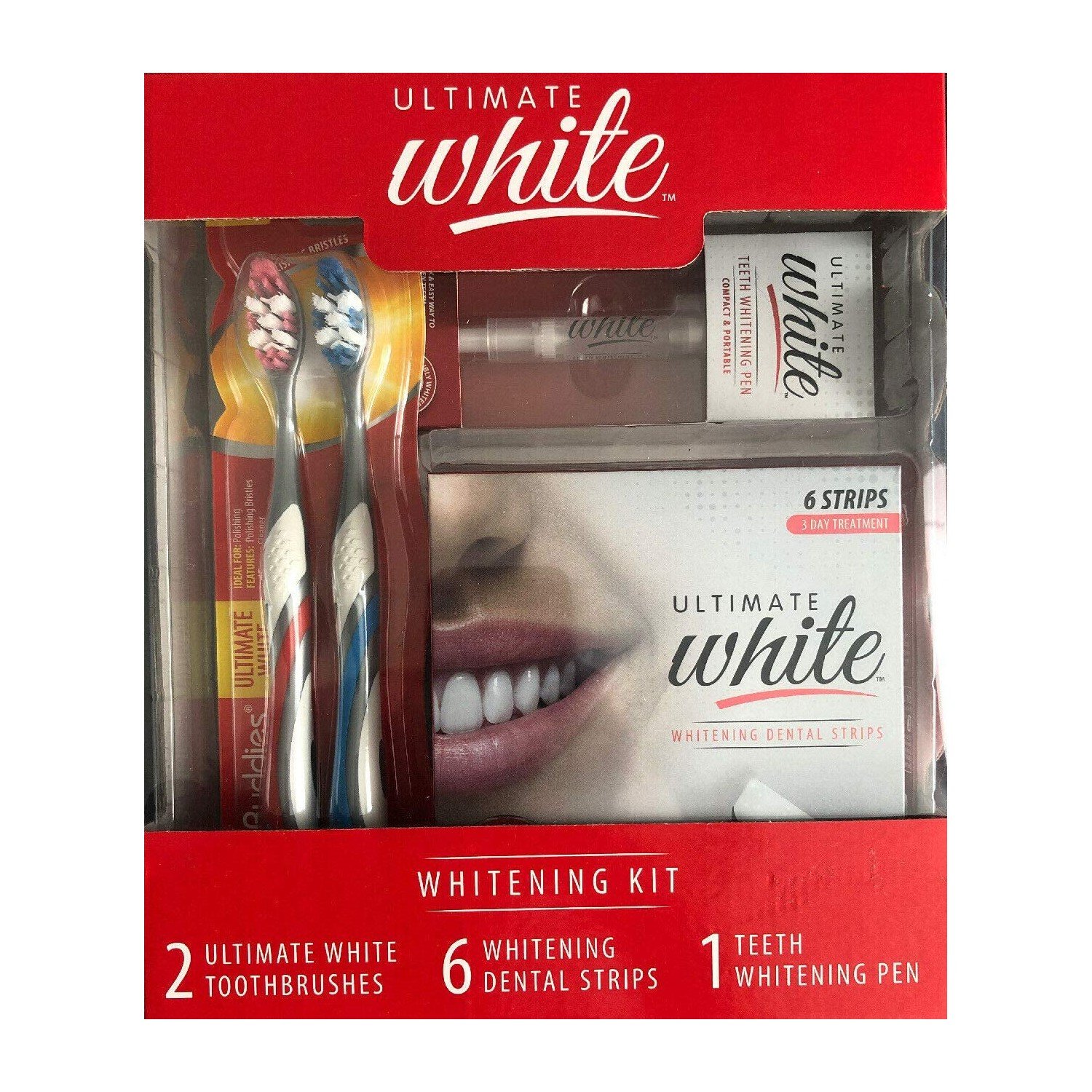 Ultimate White 9-Piece Whitening Kit Gift Set