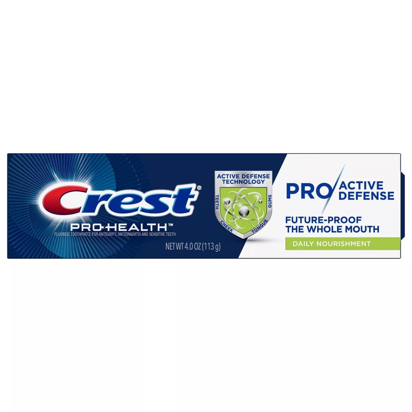 Crest Pro Health Pro Active Defense Daily Nourishment Toothpaste 4 Oz ...