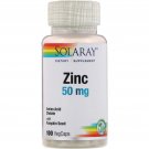 Solaray Zinc 50 mg Amino Acid Chelate with Pumpkin Seed - 100 VegCaps