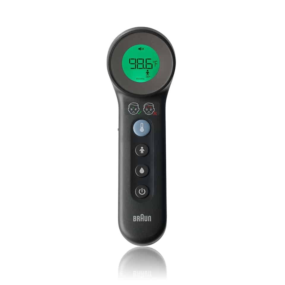 Braun 3 In 1 No Touch Thermometer With Age Precision Bnt400 8731