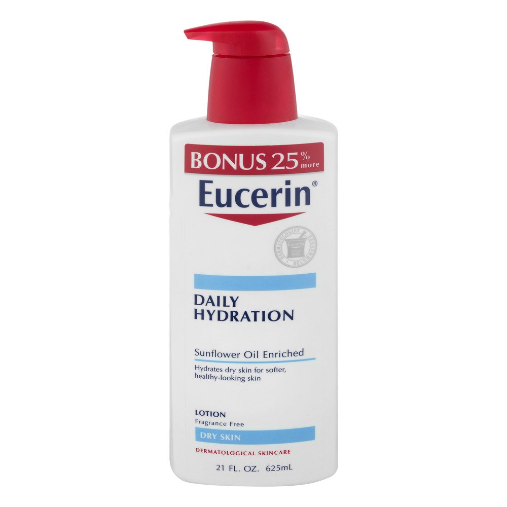 Eucerin Dry Skin Daily Hyrdating Lotion 21 Fl Oz 625 Ml