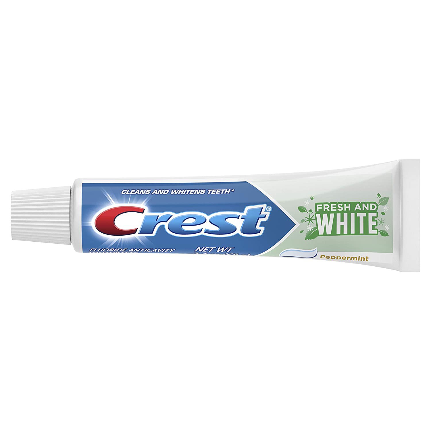 Crest Fresh And White Toothpaste Peppermint Gleem Paste 24 Oz 68 G 3050