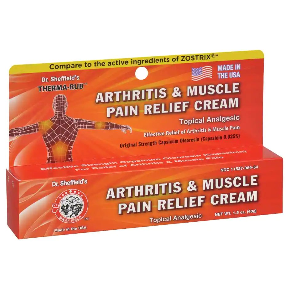Dr. Sheffield's ThermaRub Arthritis & Muscle Pain Relief Cream, 1.5 oz