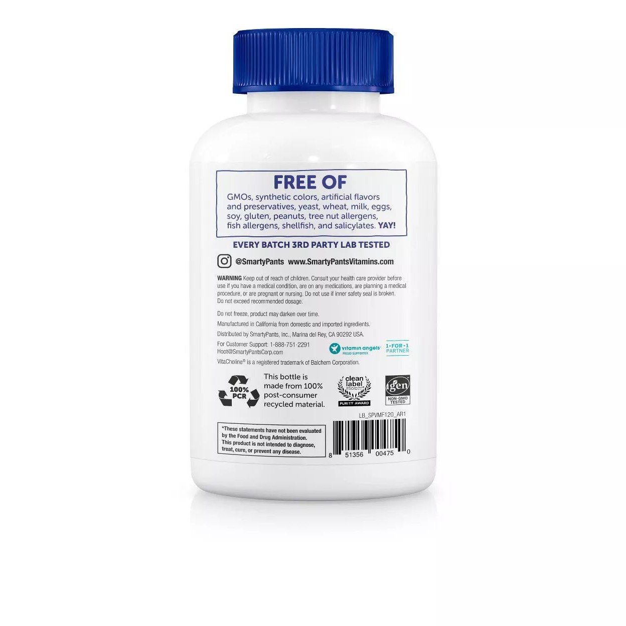 Smarty Pants Men's Formula Gummy Multivitamins, 120 Gummies