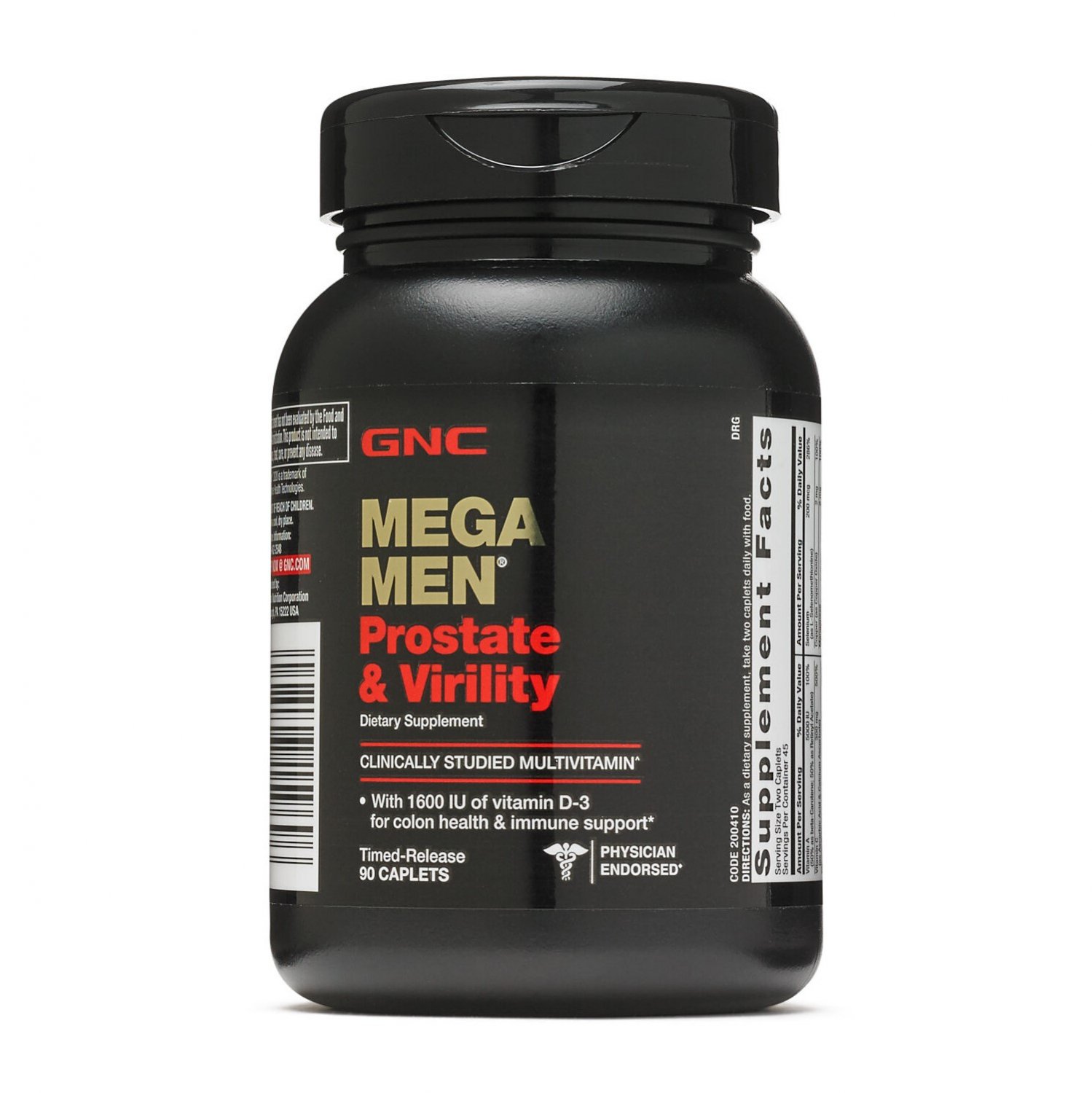 Gnc Mega Men Prostate And Virility Multivitamin 90 Caplets