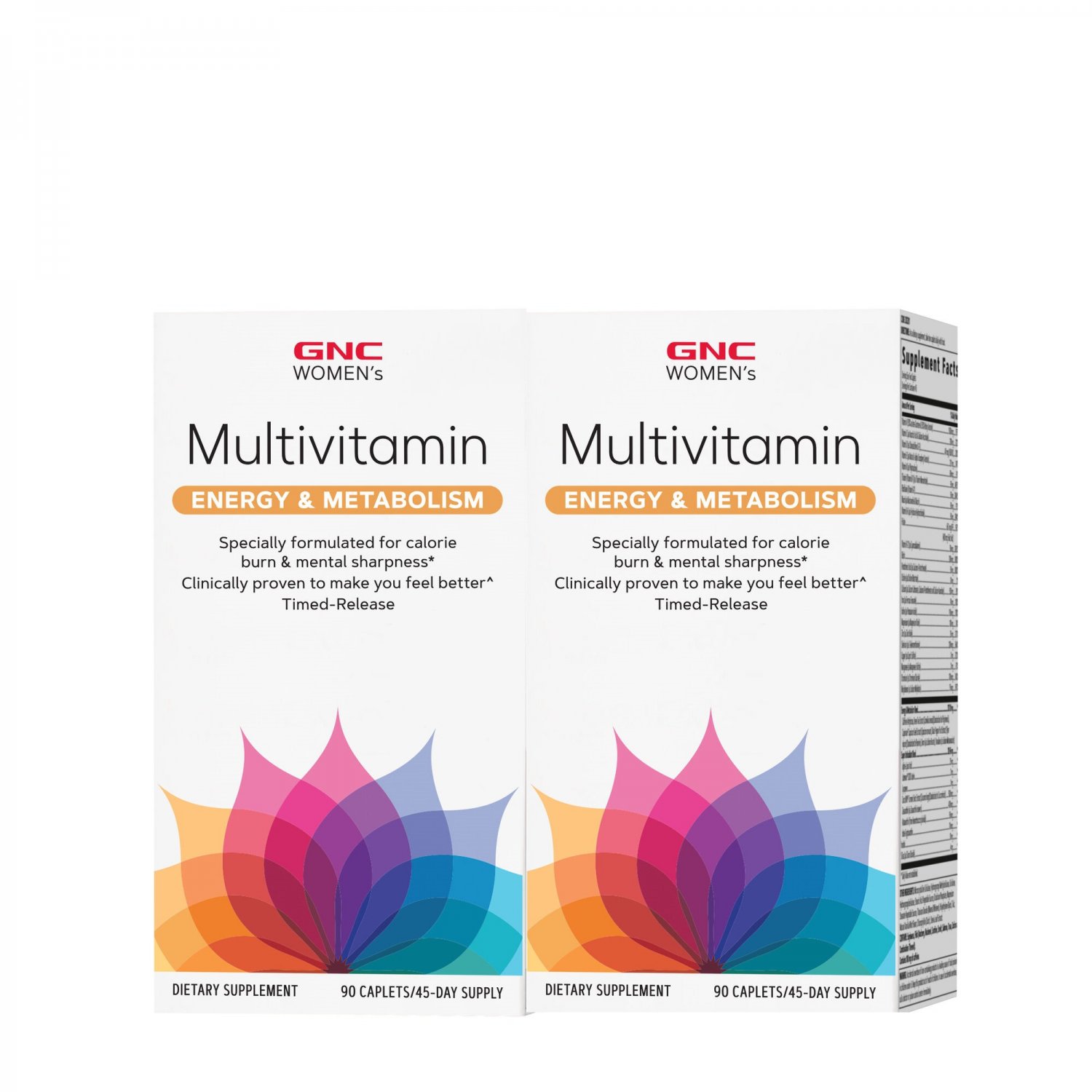 GNC Women's Energy & Metabolism Multivitamin, 180 Tablets (2 x 90 Tablets)