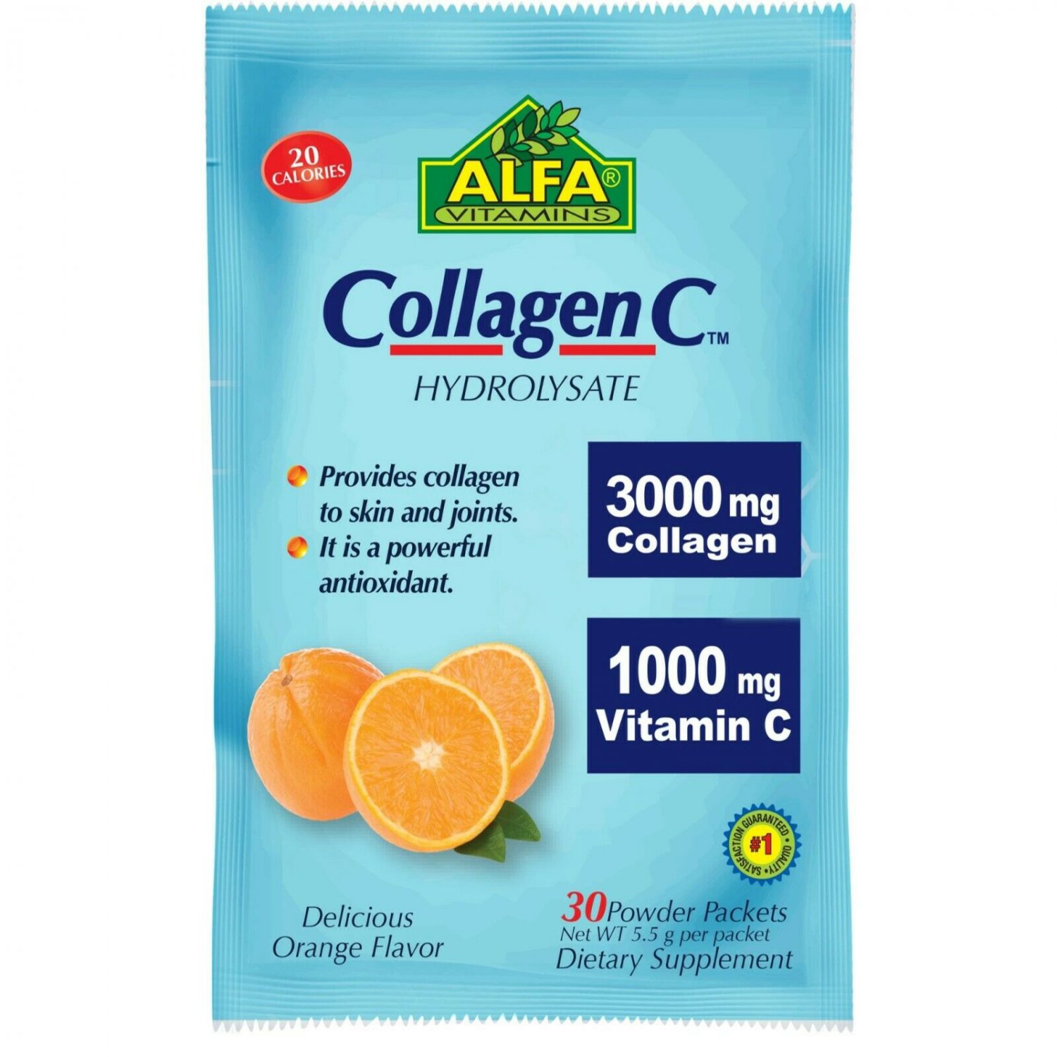 Alfa Vitamins Collagen C Hydrolysate, Collagen + Vitamin C 1000mg Drink