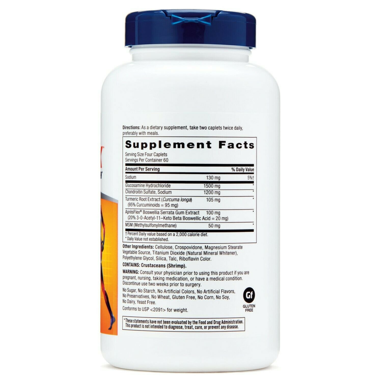 GNC TriFlex FastActing, 240 Caplets Glucosamine HCl/Chondroitin