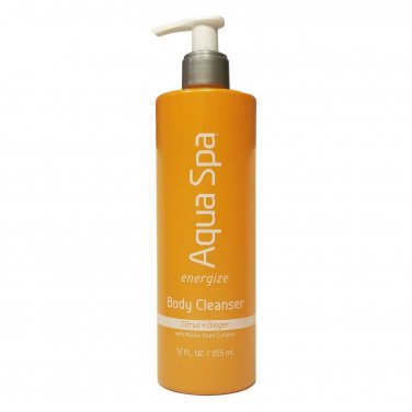 Aqua Spa Energize Body Cleanser, Citrus + Ginger, 12 fl oz (355 ml)