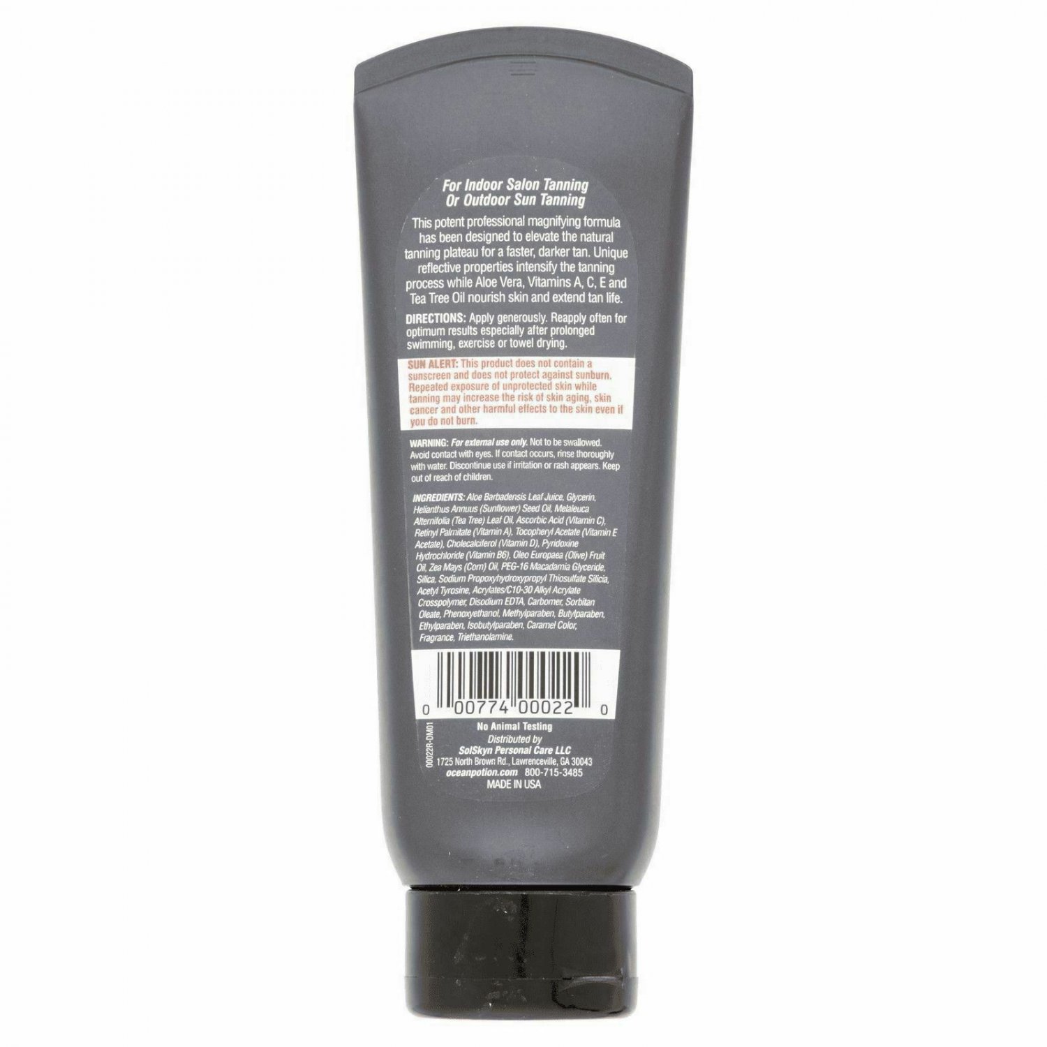 Ocean Potion Dark Tanning Xtreme Intensifier w/ Instant Bronzer 237 ml