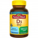 Nature Made Vitamin D3 Softgels 2000 IU (50 mcg), 250 ct