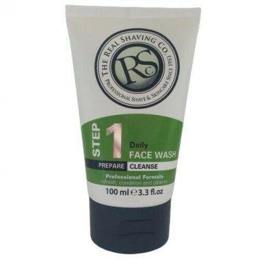 The Real Shaving Company Step 1 Daily Face Wash (Prepare|Cleanse) 3.3 fl oz / 100 ml