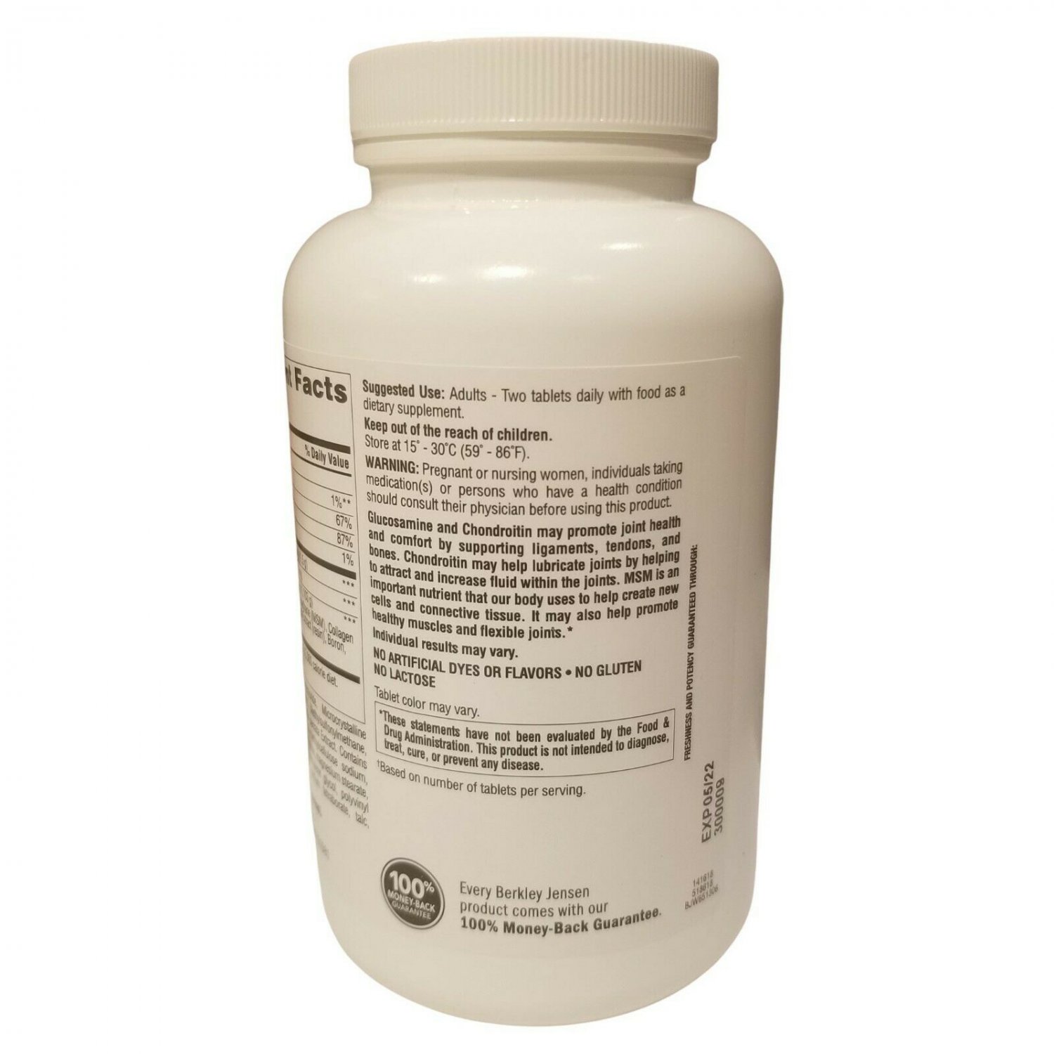 Berkley Jensen Triple Strength Glucosamine & Chondroitin Complex, 200