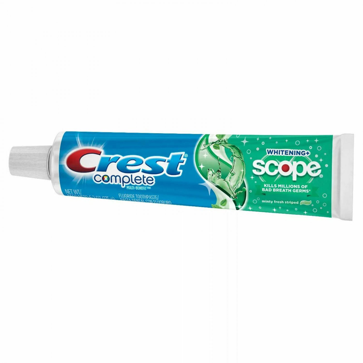 Crest Complete Multi-Benefit Whitening+ Scope Toothpaste 6.2 OZ (175G ...