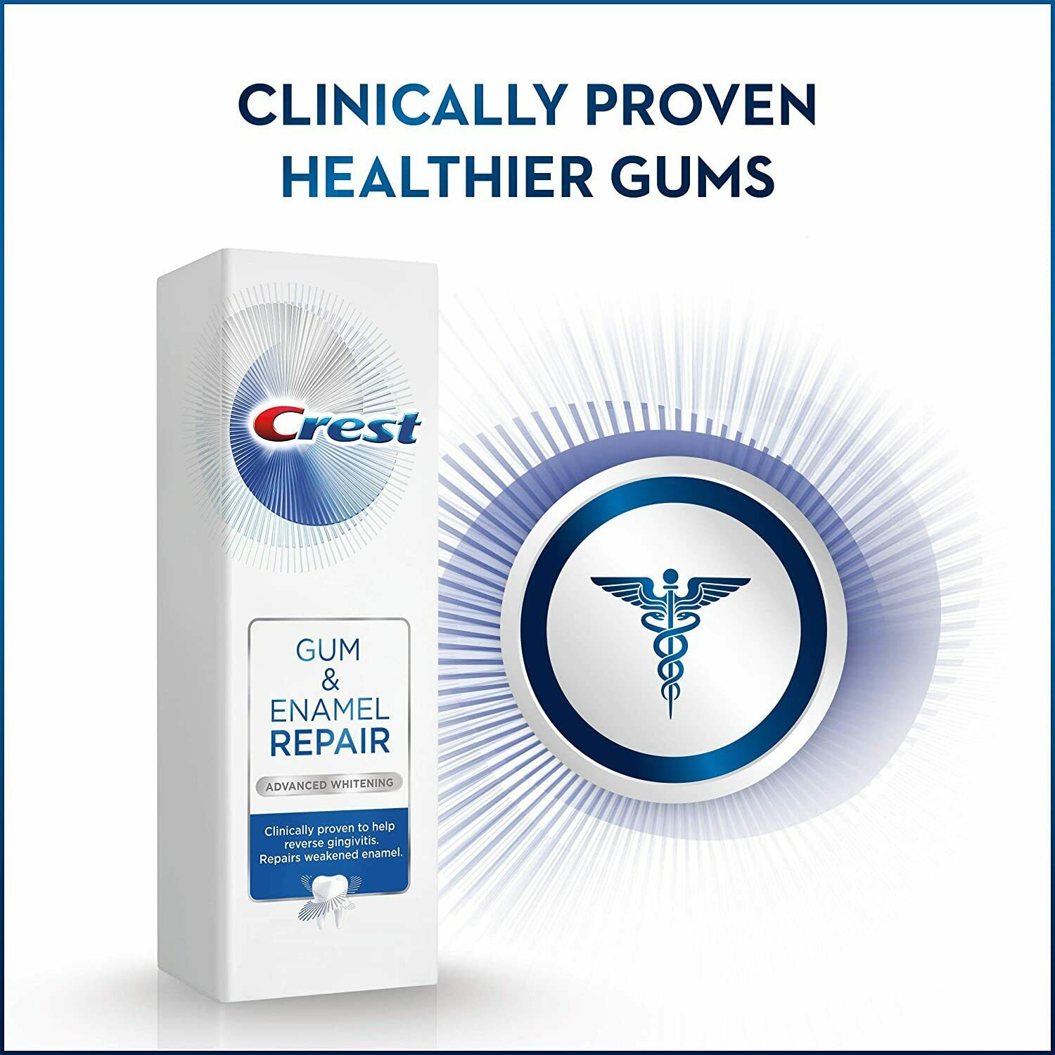 Crest Gum & Enamel Repair Advanced Whitening Toothpaste, 116 g (4.1 oz) *EXP 03/2021*