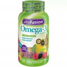 Vitafusion Omega-3 EPA/DHA Gummy Vitamins, Berry Lemonade, 120 ct *EXP 02/2021*