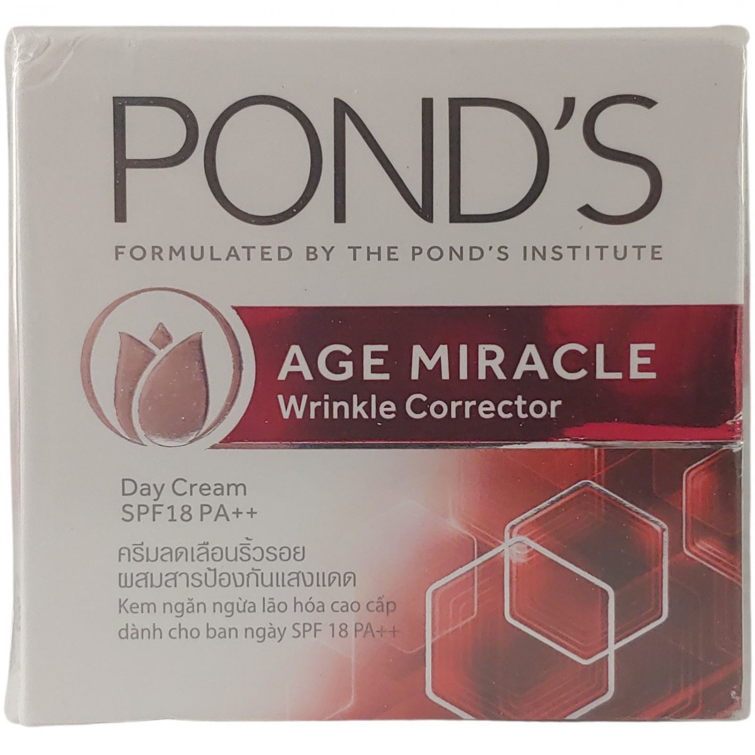 Pond's Age Miracle Wrinkle Corrector Day Cream, SPF18 PA++, 1.7 oz (50