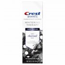 Crest 3D White Whitening Therapy Charcoal Toothpaste, 116 g, Invigorating Mint