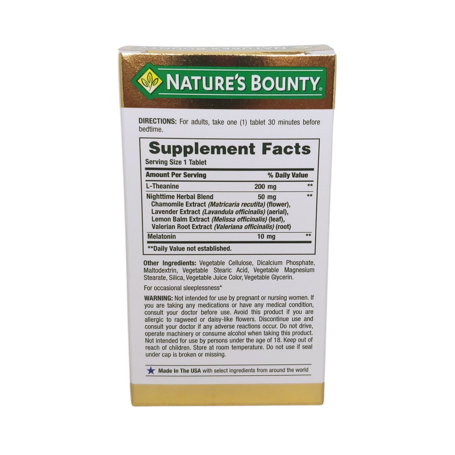 Natures Bounty Sleep3 10 Mg Melatonin 120 Tri Layered Tablets Sleep 3 Sleep Aid Exp 122022