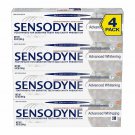 Sensodyne Advanced Whitening Toothpaste, 6.5 oz (184 g), 4-pack