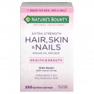 Nature's Bounty Optimal Solutions Extra Strength Hair, Skin & Nails Argan Oil Infused 250 Softgels
