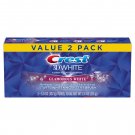 Crest 3D White Glamorous White Toothpaste, 3.8 oz (107 g) - Pack of 2