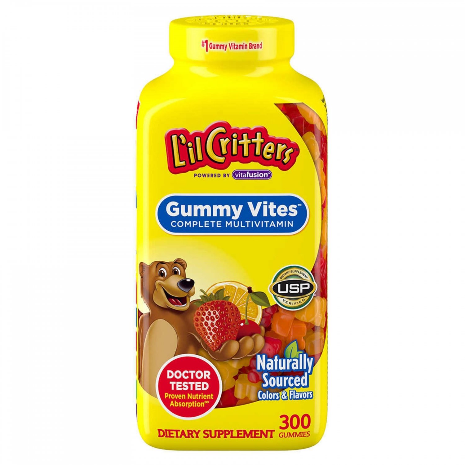 vitafusion L'il Critters Gummy Vites, Children's Daily Multivitamin ...