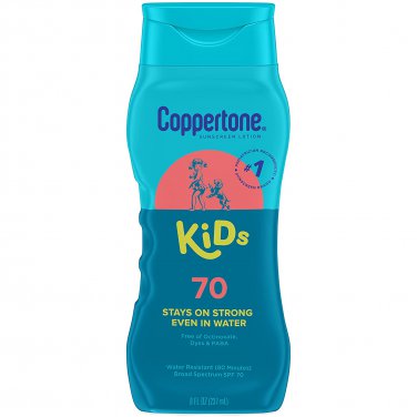 Coppertone Kids SPF 70 Sunscreen Lotion, 8 Fl Oz (237 mL)