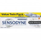 GSK Sensodyne Gentle Whitening Fluoride Toothpaste, 3.52 oz (100 g) Twin Pack EXP 06/2022