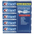 Crest Pro Health Advanced Whitening Toothpaste, 6 Ounces (5 Pack), DISCONTINUED FORMULA