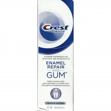 Crest Pro Health Enamel Repair & Gum Toothpaste, Advanced Whitening, 63 mL (2.1 Fl Oz), EXP 5/2025
