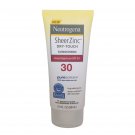 Neutrogena Sheer Zinc Mineral SPF 30 Sunscreen, 3 FL OZ (88 mL), EXP 04/2022